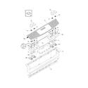 Frigidaire PLES389ECJ backguard diagram