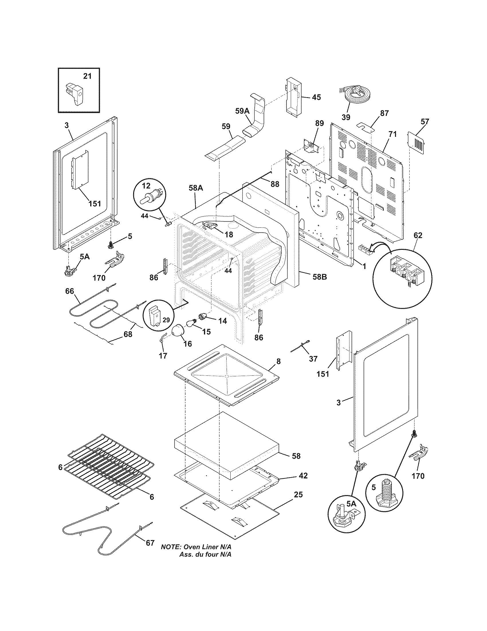 Crosley CCRE360GSSB body diagram