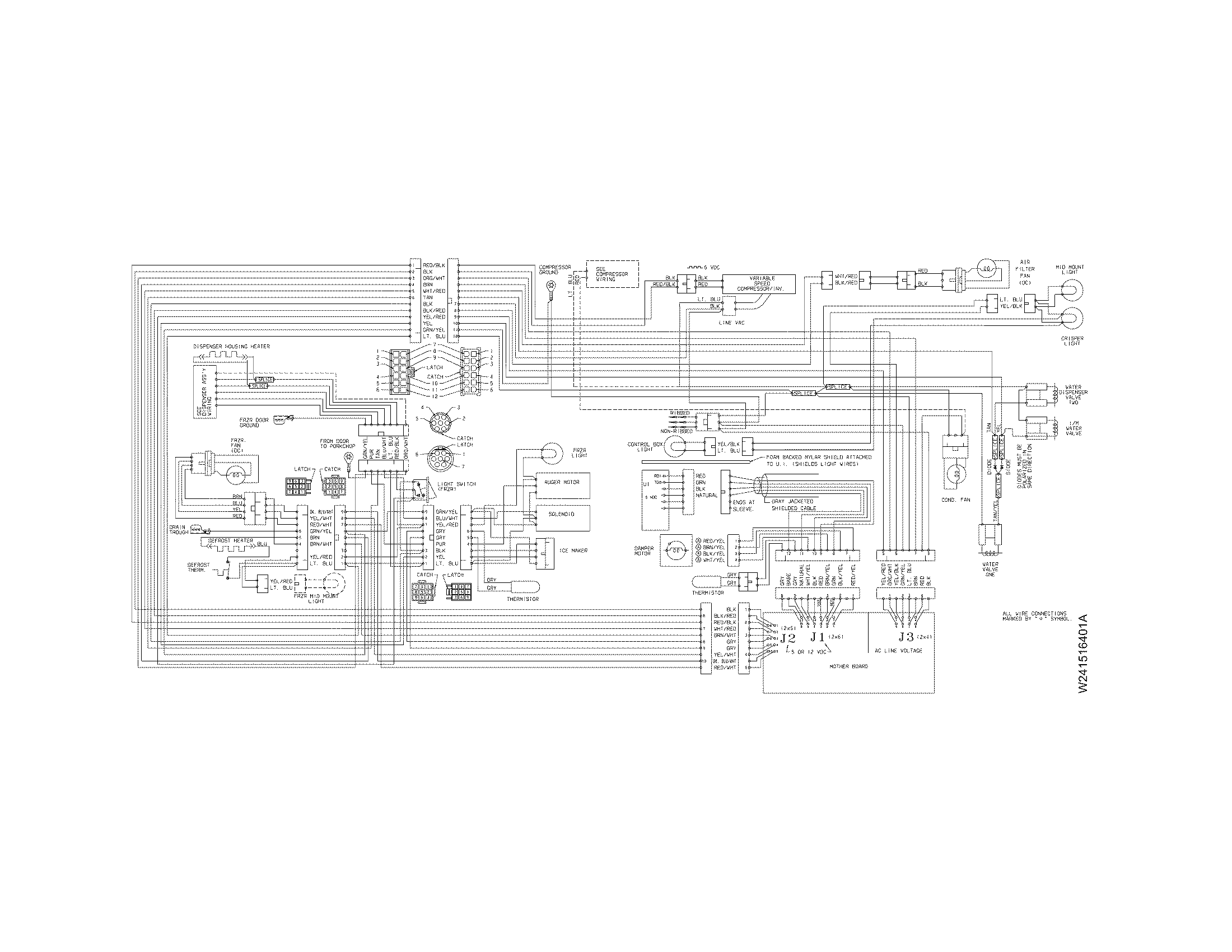 Frigidaire FSC23F7HW9 wiring diagram diagram