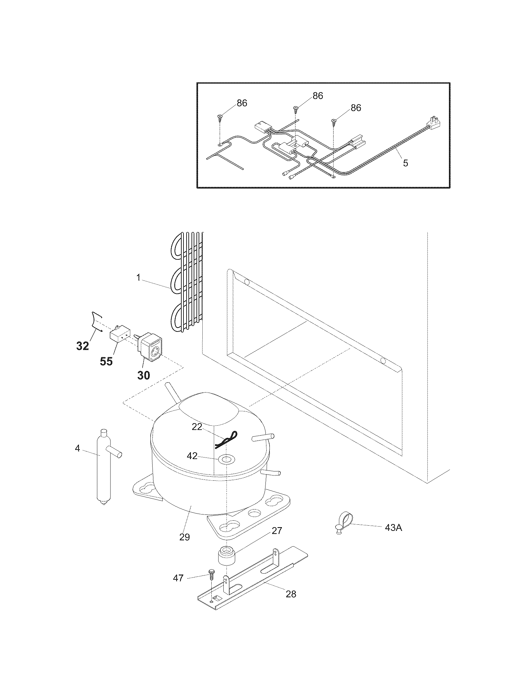 Kenmore 25316542103 system diagram