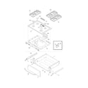 Frigidaire FGS365ECI top/drawer diagram