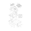Frigidaire FGS365ESH top/drawer diagram