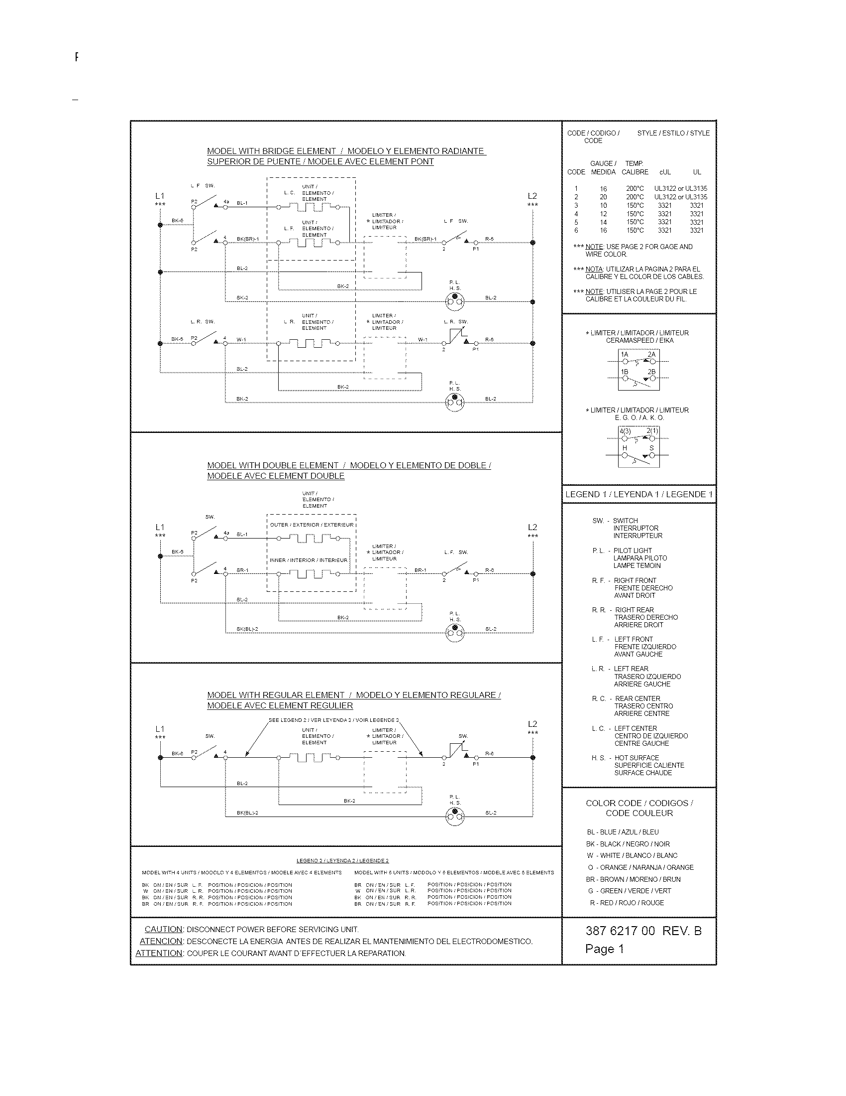 Frigidaire FEC30S6AS1 wiring diagram diagram