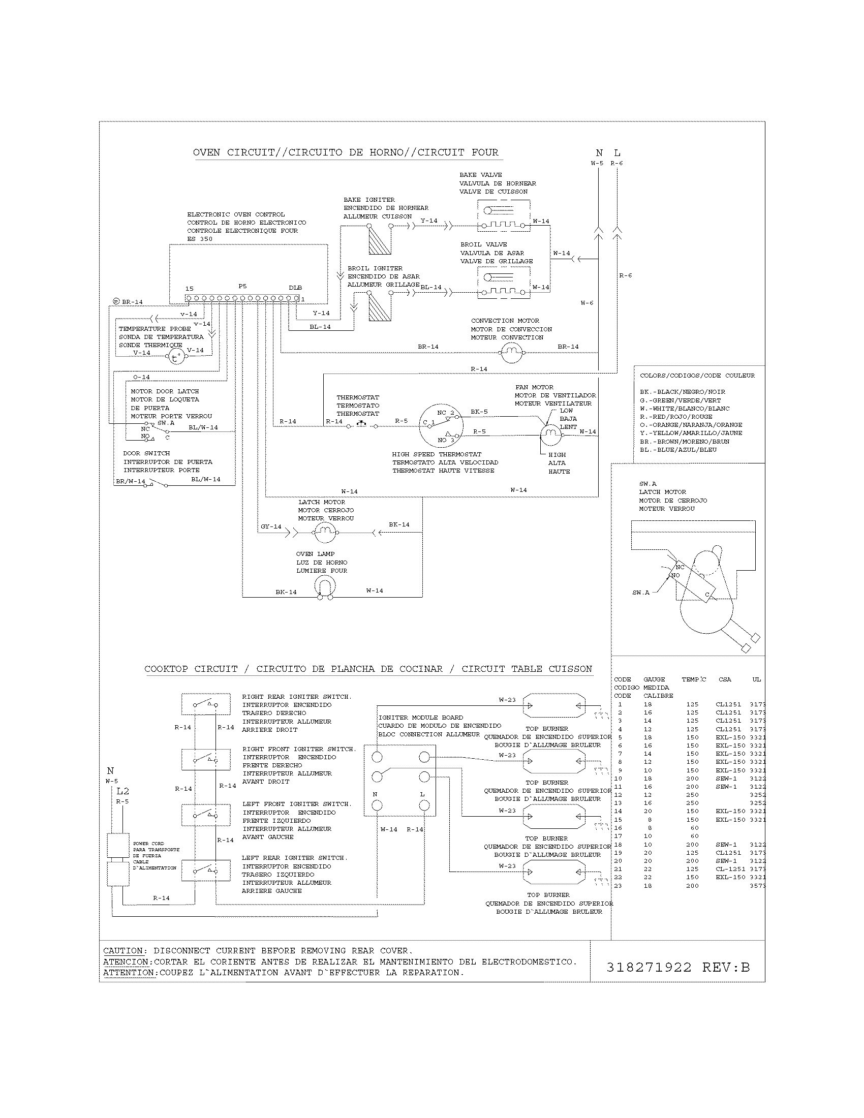 Frigidaire FGS367FCE wiring diagram diagram