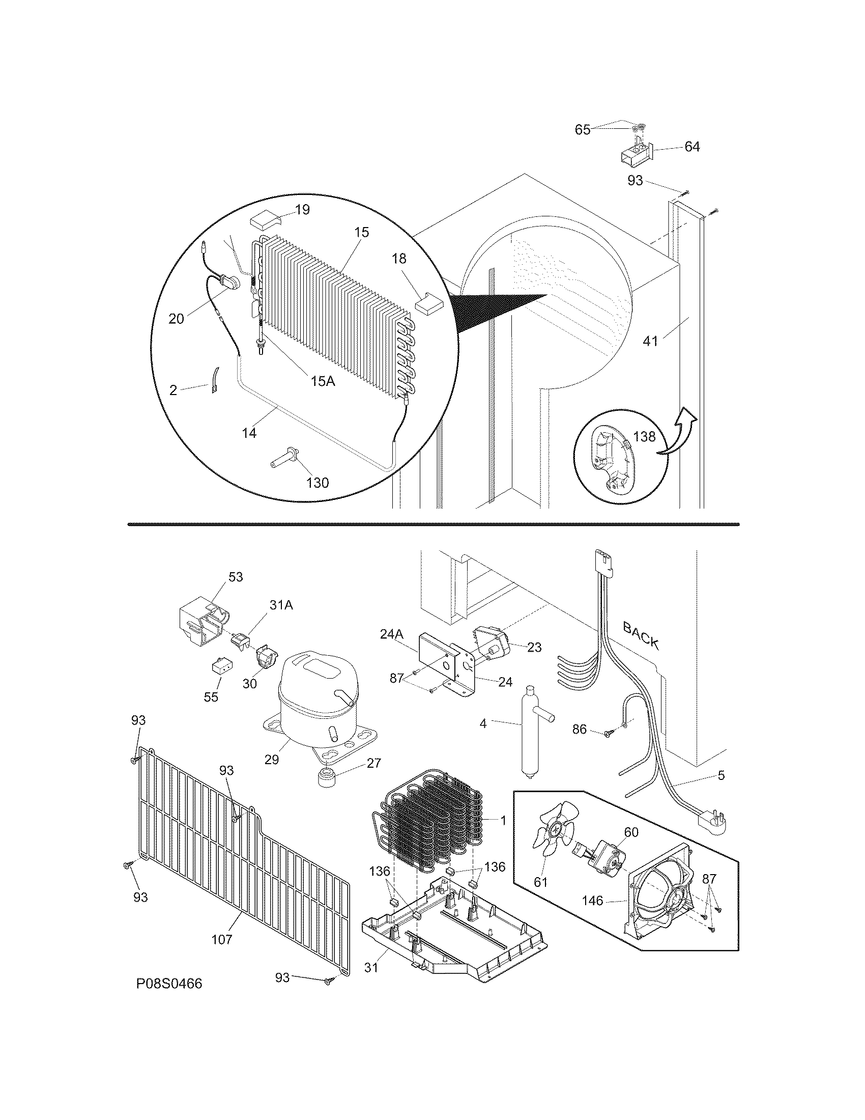 Kelvinator KFS221LHY0 system diagram