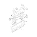 Frigidaire FED365EBE backguard diagram