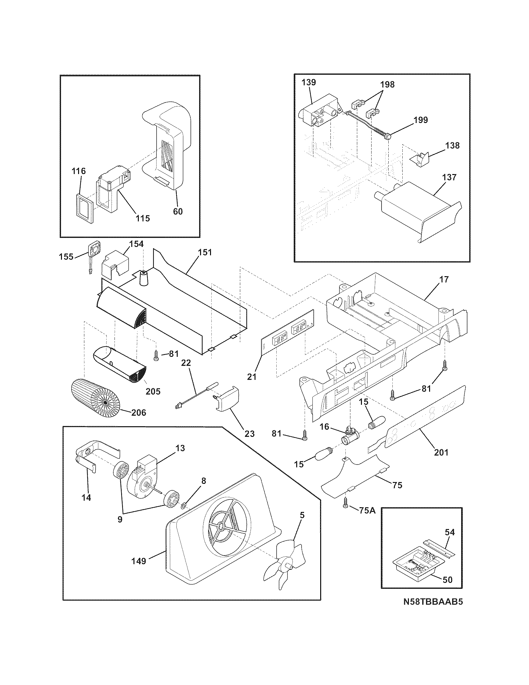 Frigidaire GHSC39EJPB3 controls diagram