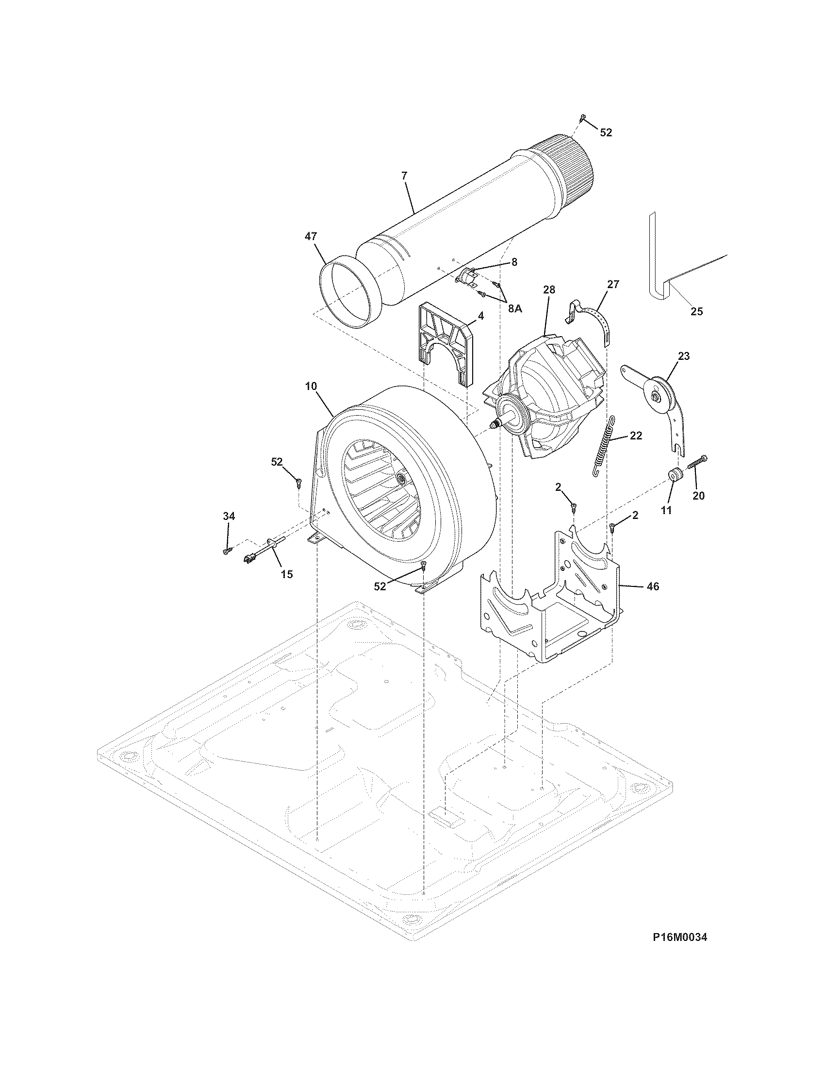 Electrolux EIED5CHMB0 motor diagram