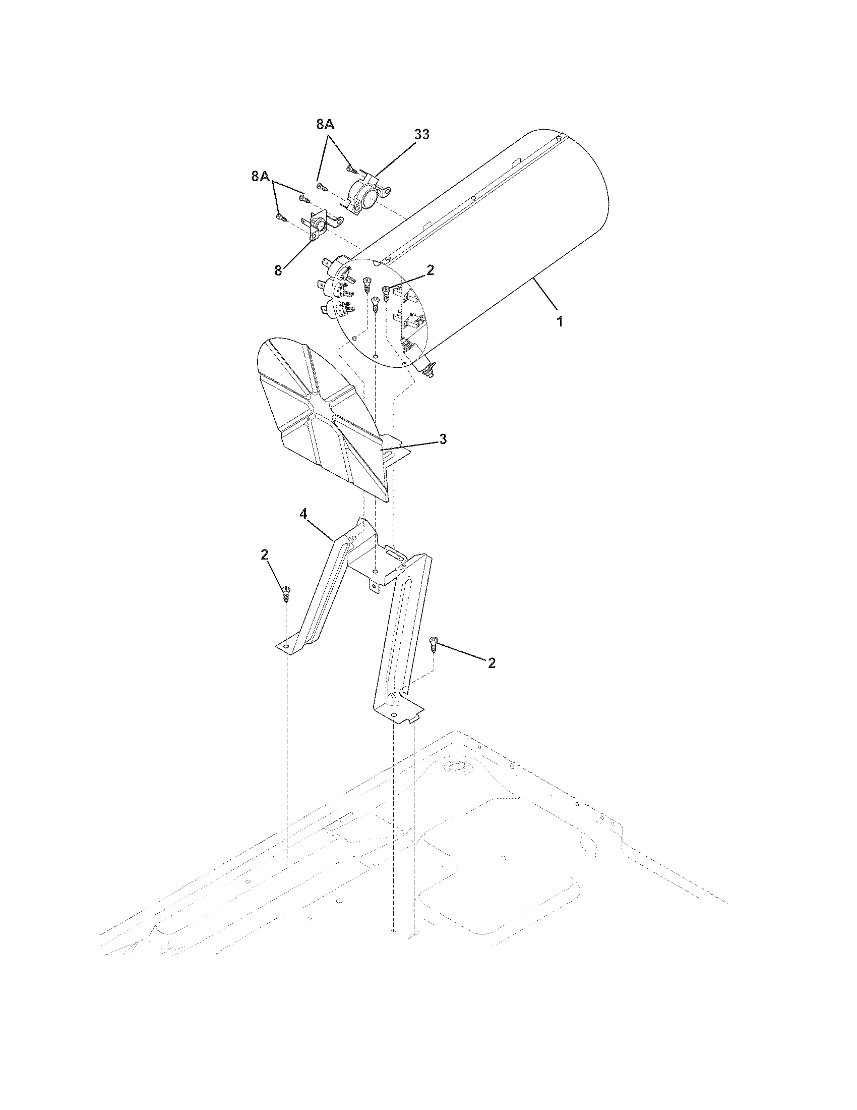 Electrolux EIED5CHMB0 burner diagram