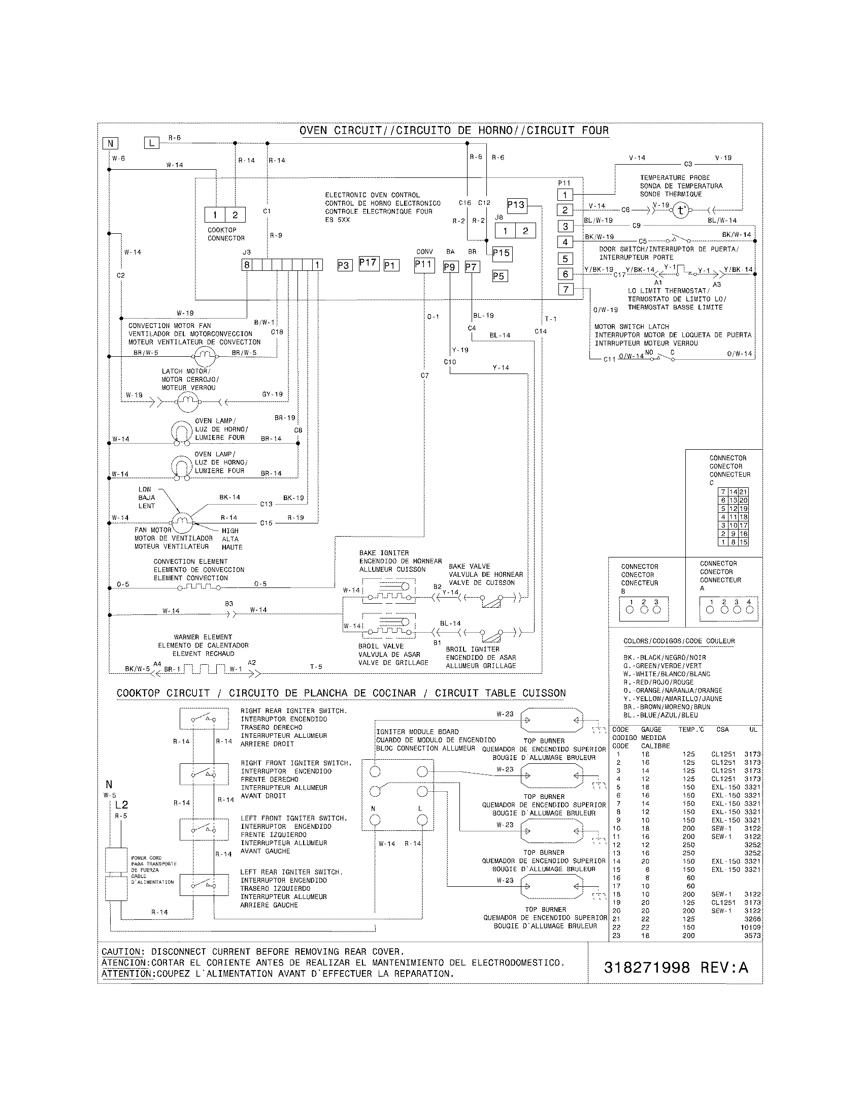 Frigidaire PLGS389ECJ wiring diagram diagram