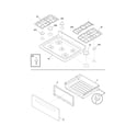 Frigidaire FGFL79GSE top/drawer diagram