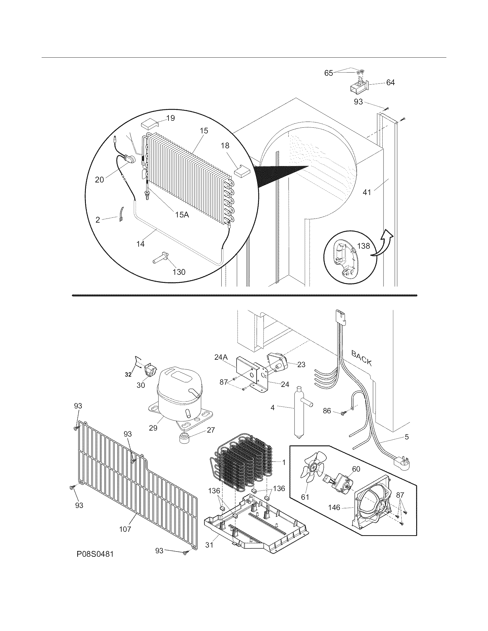 Kelvinator KRS221LHY0 system diagram