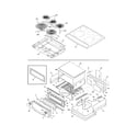 Electrolux EW30ES6CGS3 top/drawer diagram