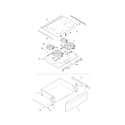 Kenmore 79046592504 top/drawer diagram
