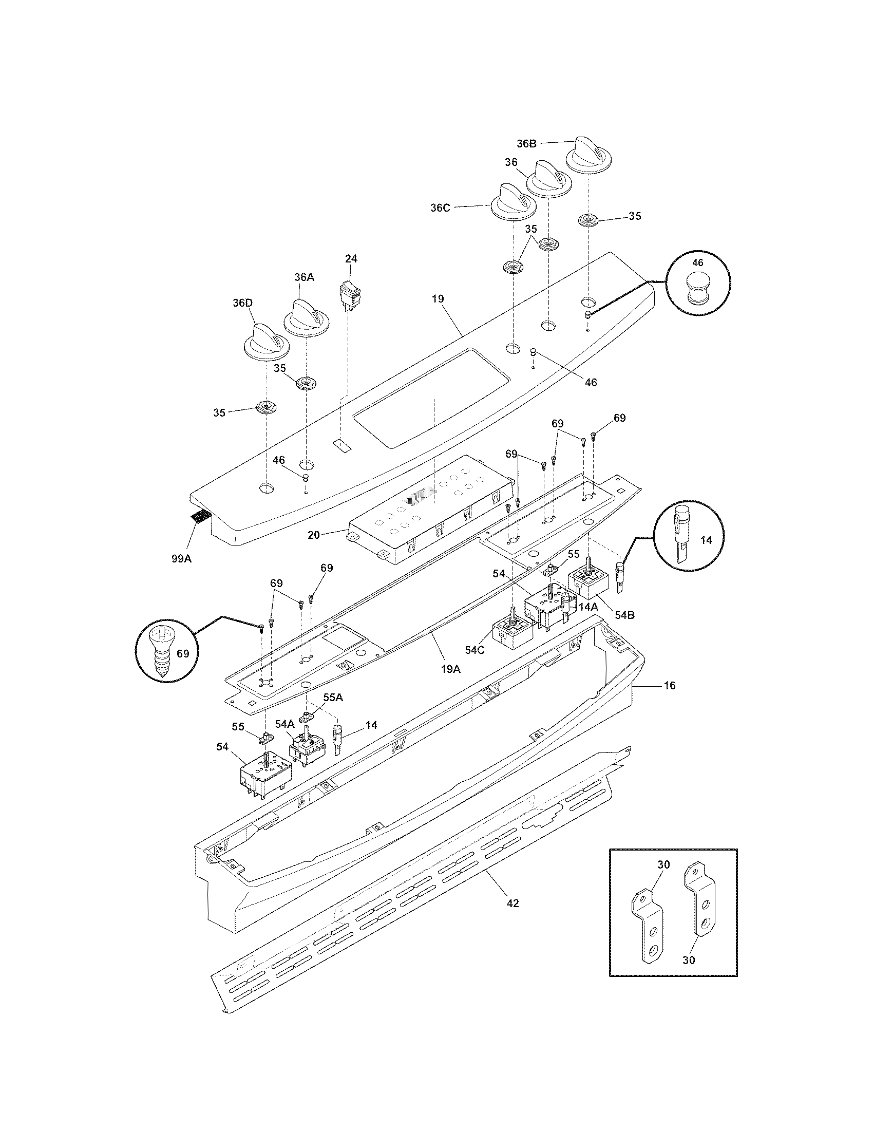 Kenmore 79046692701 backguard diagram