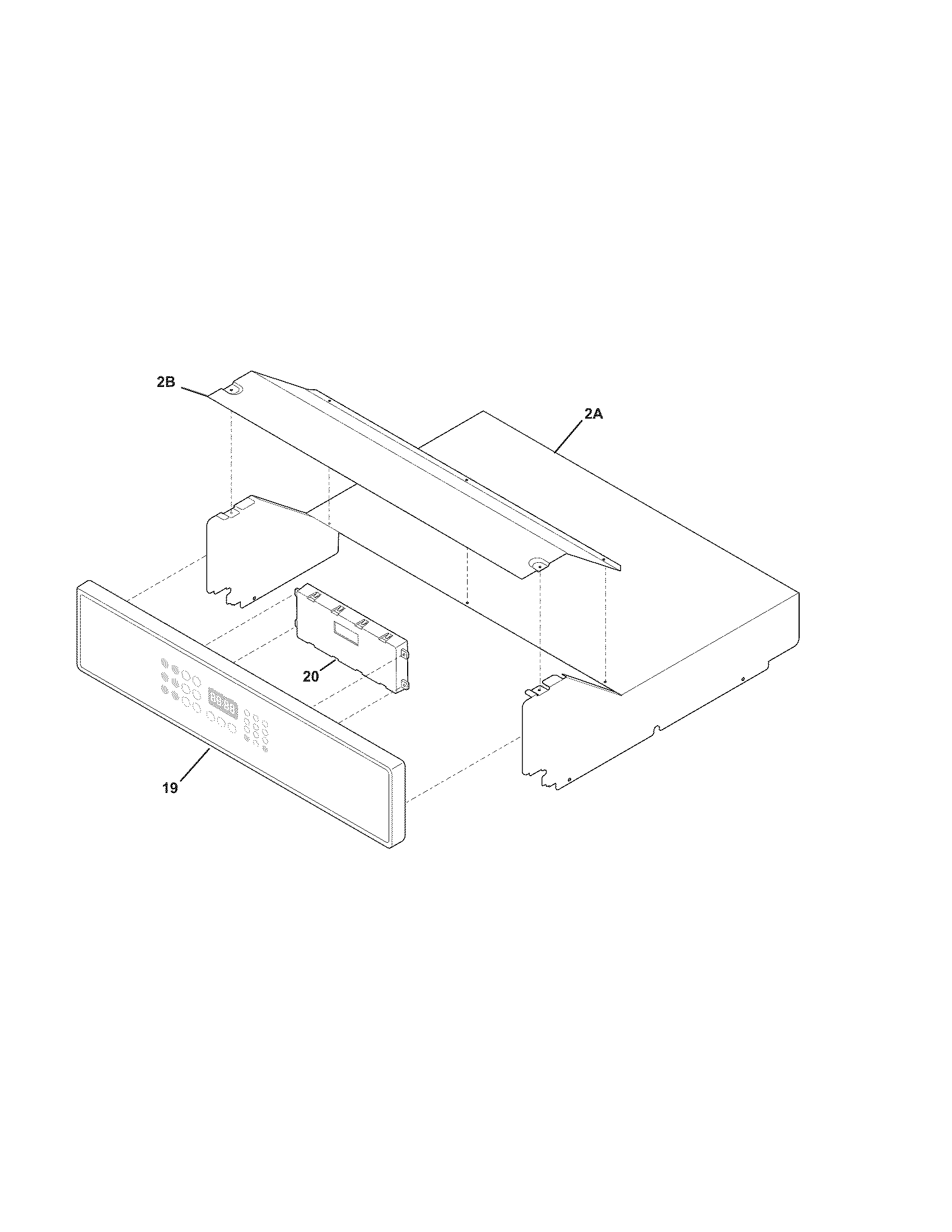 Frigidaire CGEB30S9FS4 control panel diagram
