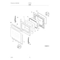 Frigidaire FGF368GQG door diagram