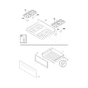 Frigidaire FGFL67HBE top/drawer diagram