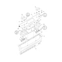 Frigidaire CFES355ES4 backguard diagram