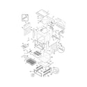 Frigidaire CFES355ES4 body diagram