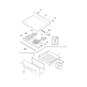 Frigidaire FEF368GMB top/drawer diagram