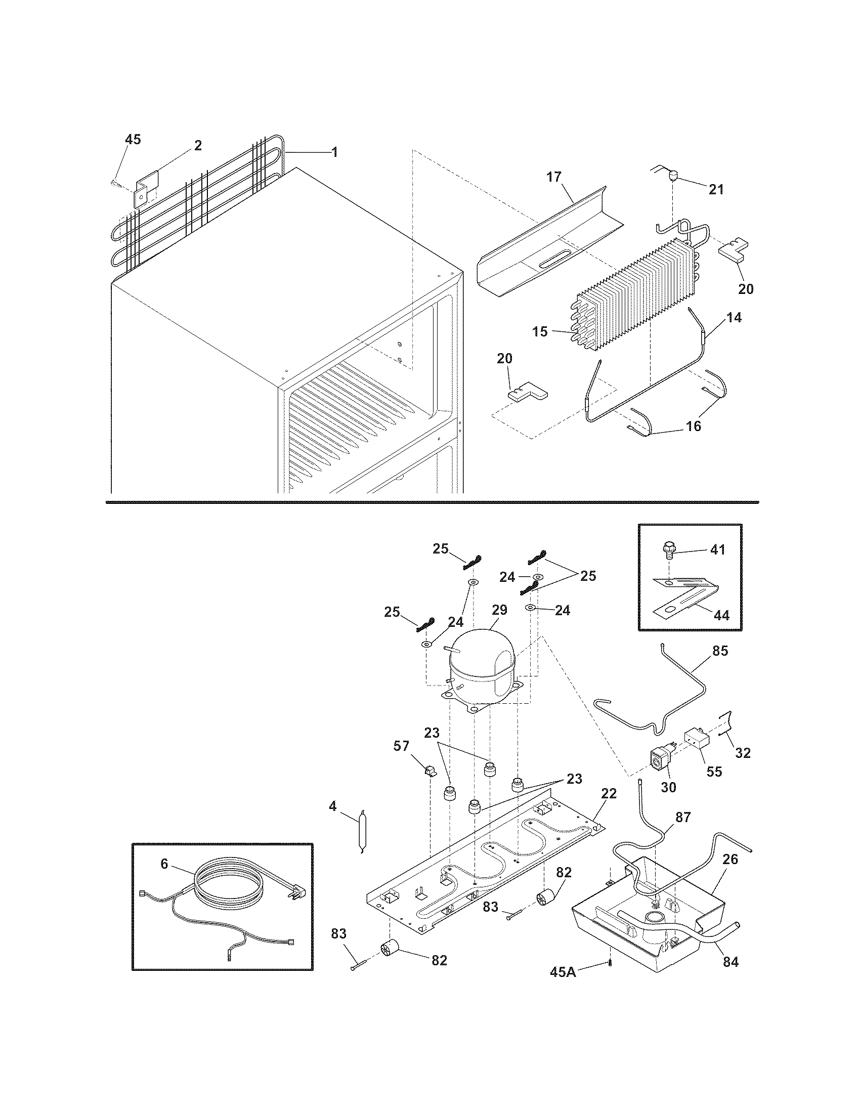 Kenmore 25361704409 system diagram
