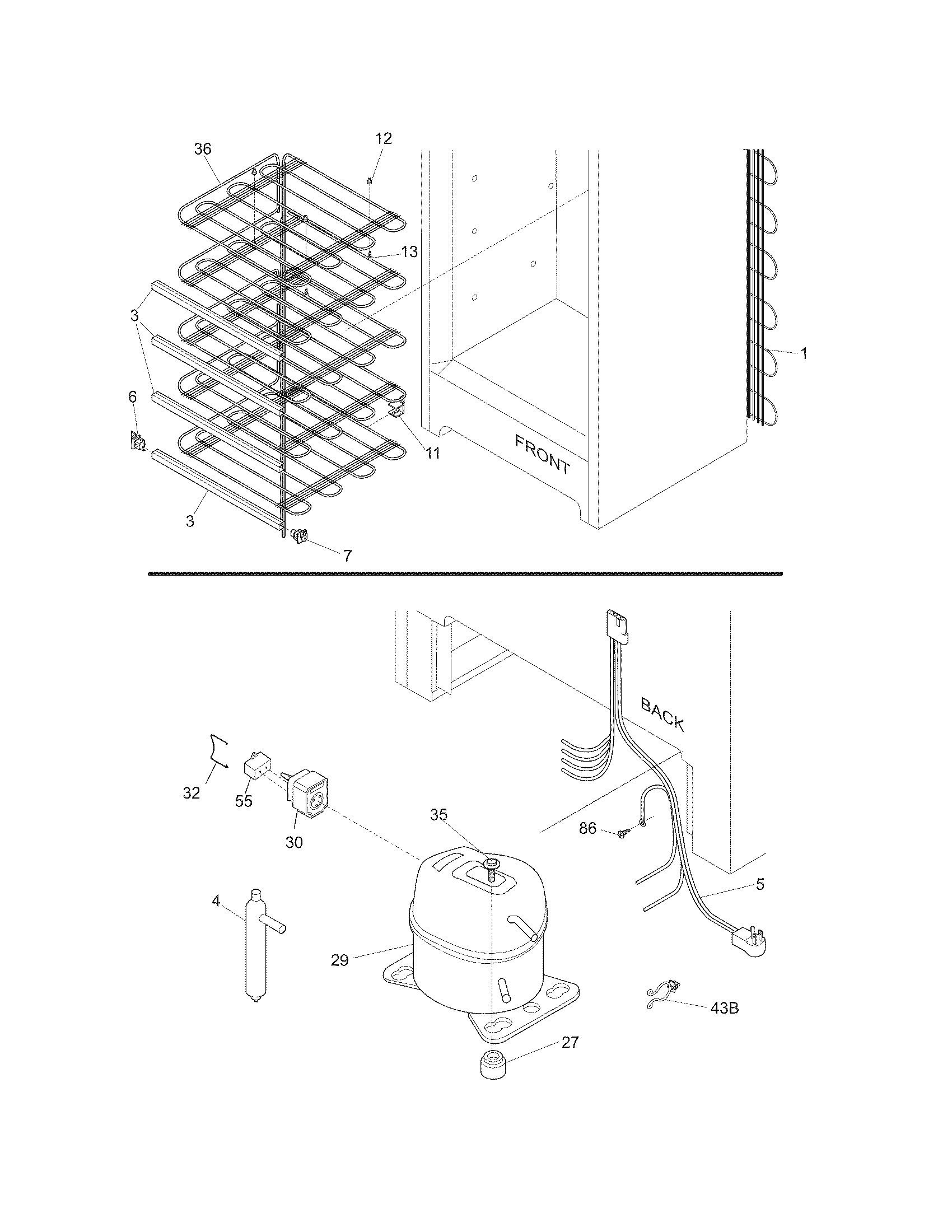 Frigidaire FFU21M7HWG system diagram