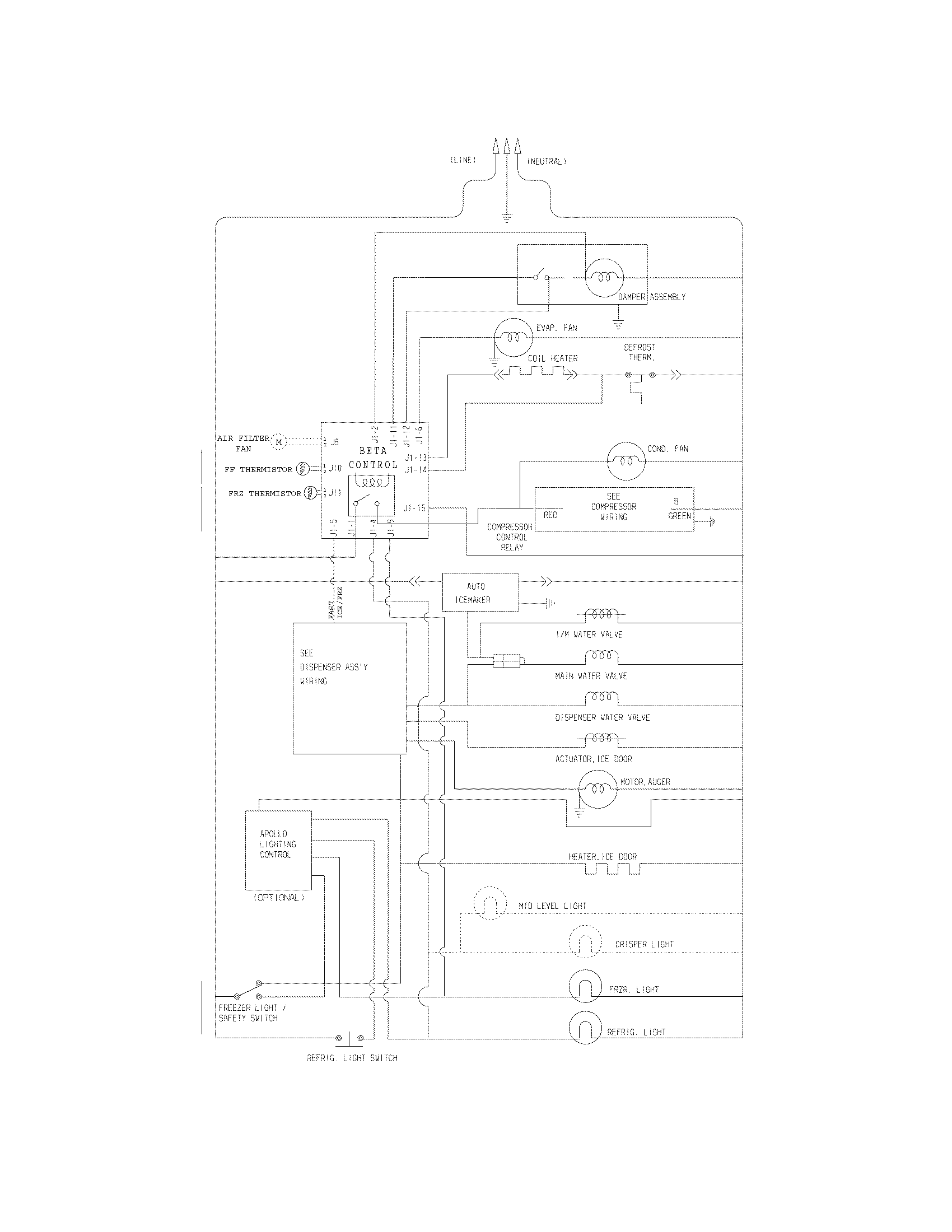 Crosley CRSE234JSM2 wiring schematic diagram