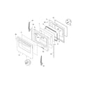 Frigidaire FEFB66ECH door diagram