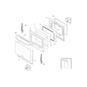 Frigidaire FGGF3032KBA door diagram