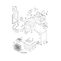 Frigidaire GLEF369DBK body diagram