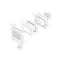 Frigidaire FEF336ECH door diagram