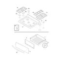 Frigidaire CFGFL87GCD top/drawer diagram