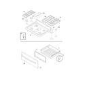 Kenmore 79077463803 top/drawer diagram