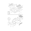 Frigidaire FGF348KSA top/drawer diagram