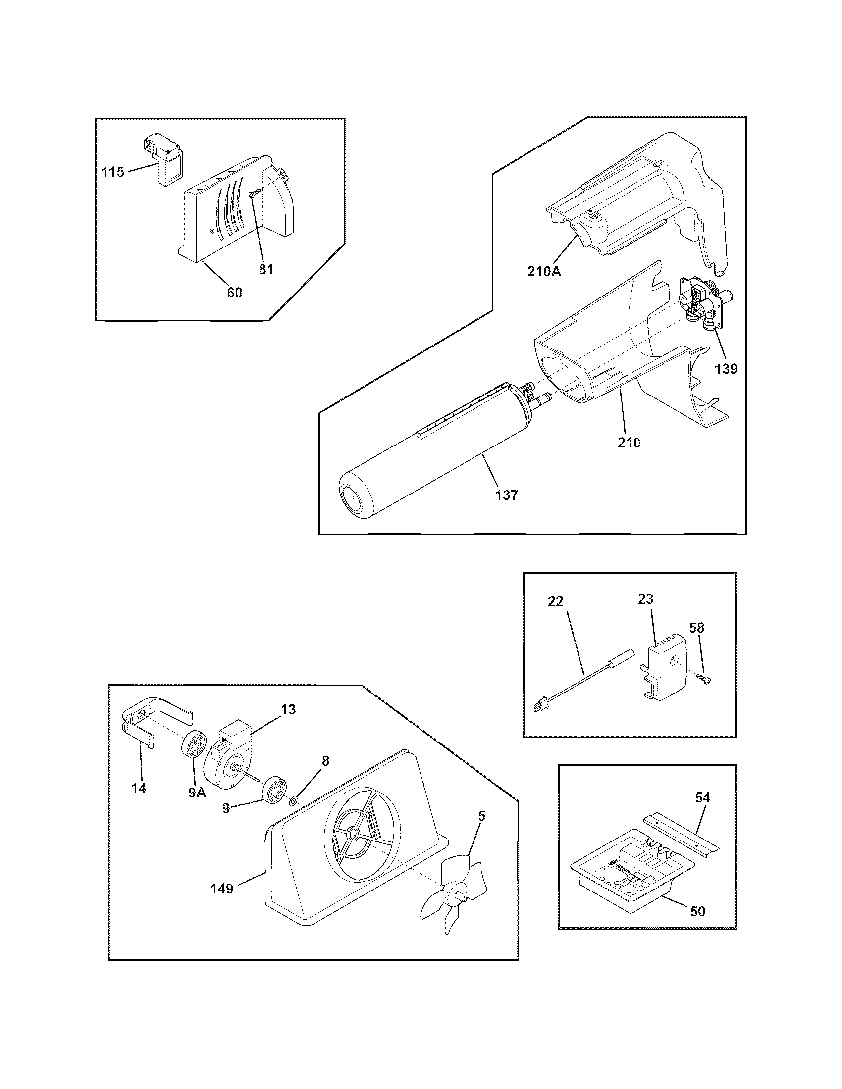 Frigidaire BGHS2644KF0 controls diagram
