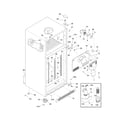 Frigidaire PLT189WJKM3 cabinet diagram
