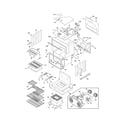 Frigidaire FPET3085KFA upper oven diagram