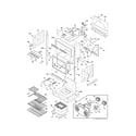 Frigidaire FPET3085KFA lower oven diagram