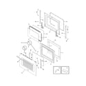 Frigidaire FPET3085KFA doors diagram