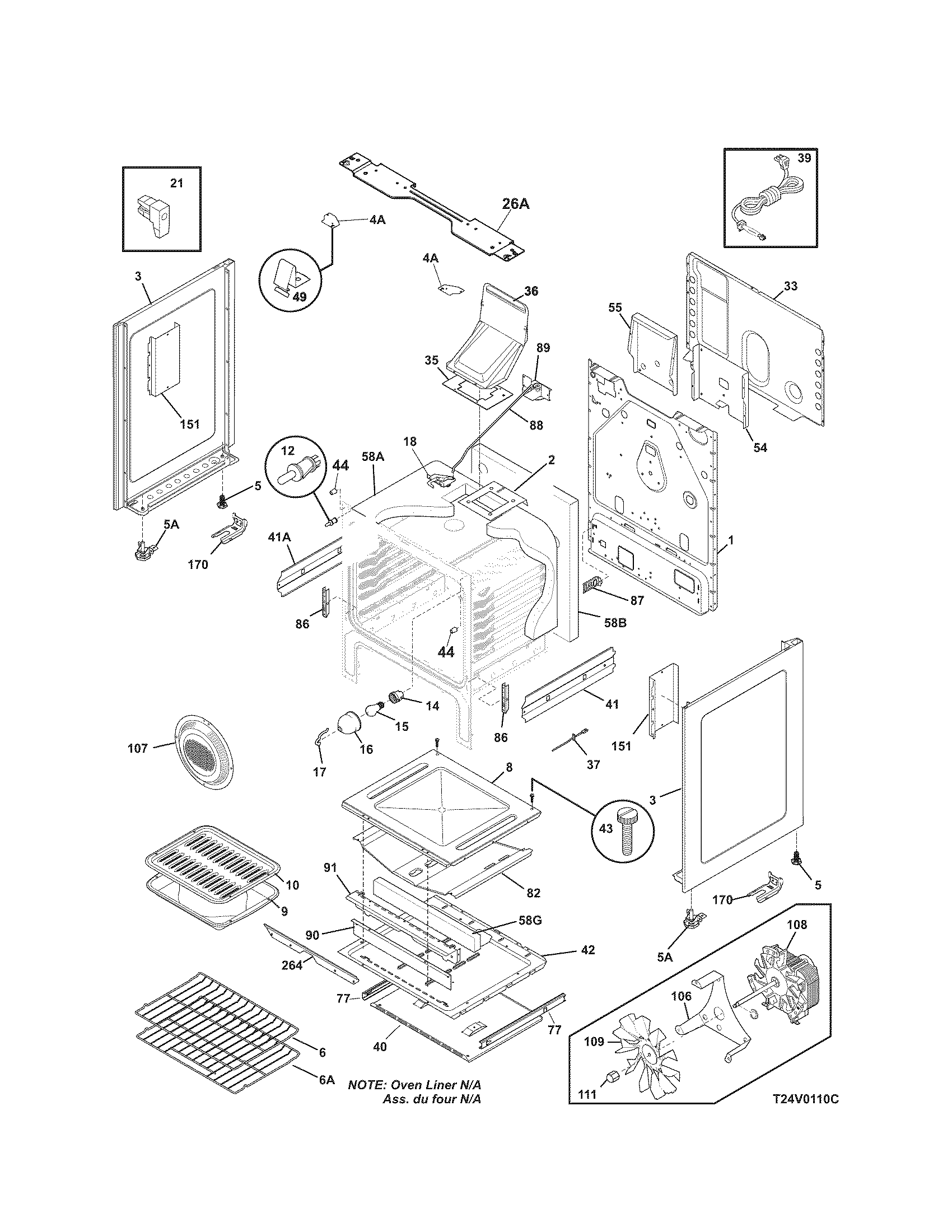 Kenmore 79077484802 body diagram