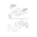Frigidaire FGF364KCA top/drawer diagram