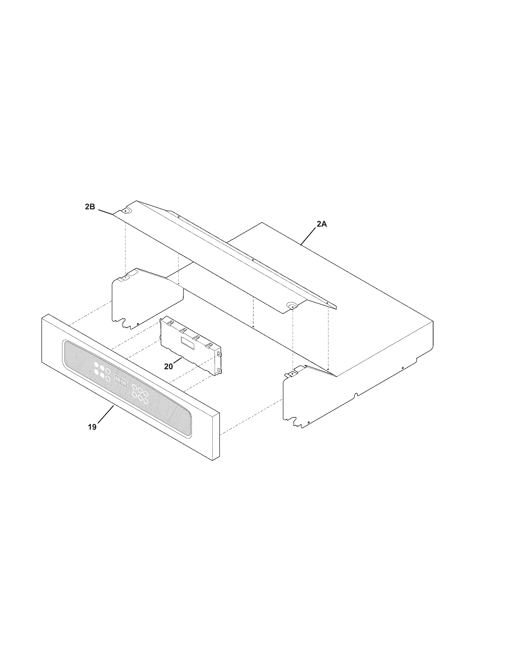 Frigidaire CFEB30S5GC4 control panel diagram