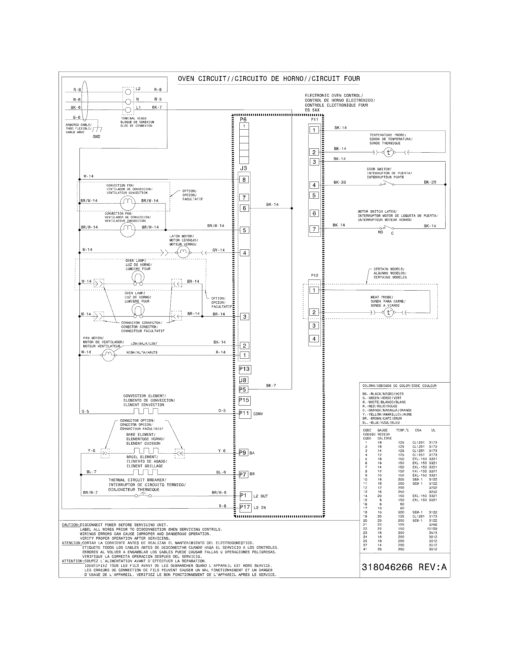 Frigidaire FGEW3065KWA wiring diagram diagram