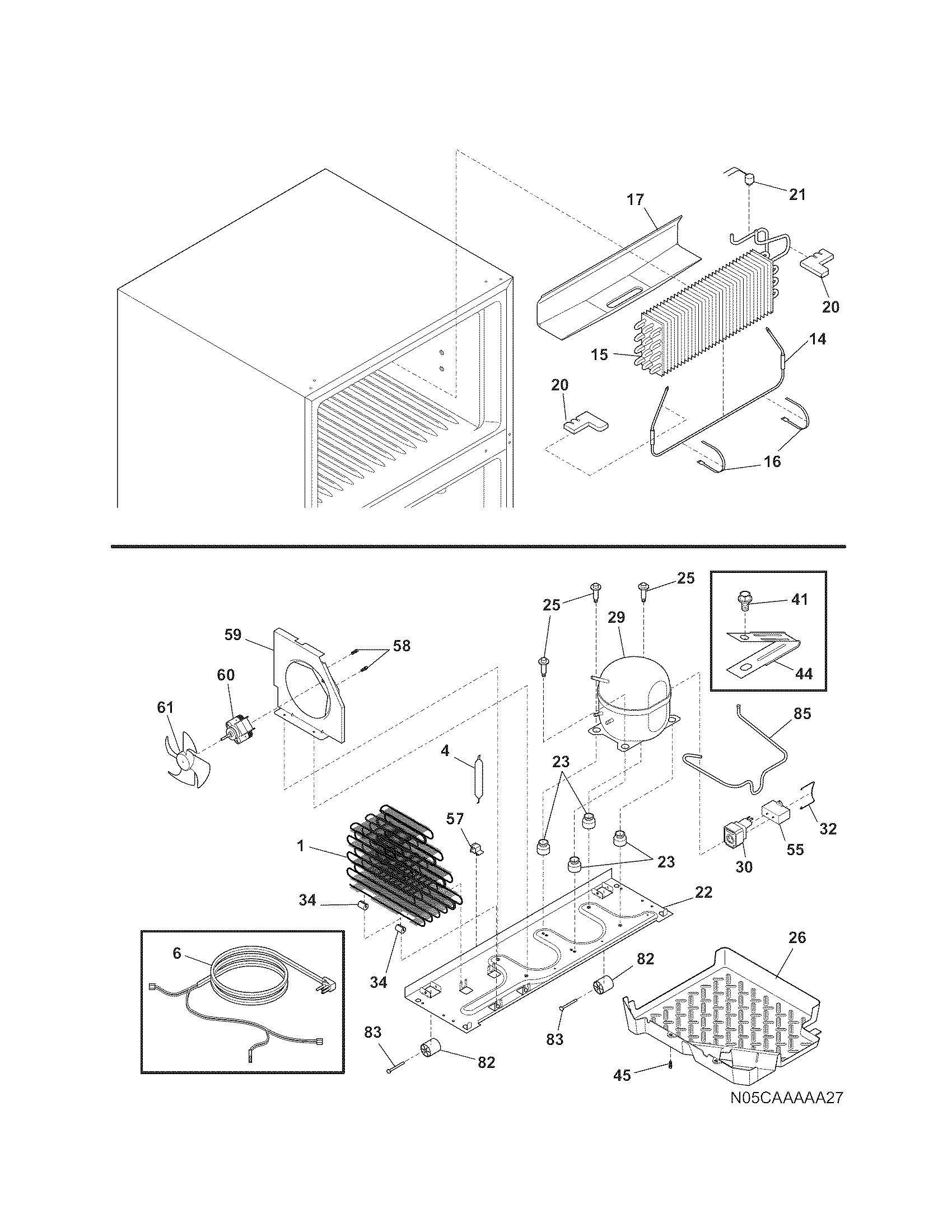 Kenmore 2537419440T system diagram
