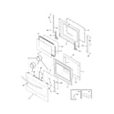 Kenmore Elite 79031033802 door diagram