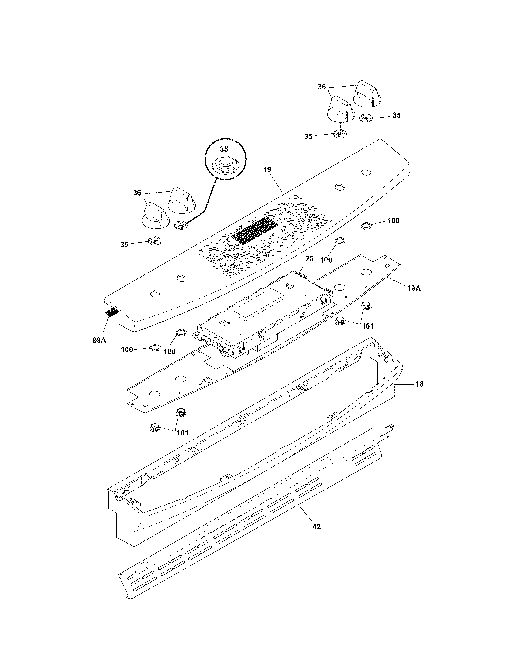 Kenmore Elite 79031039802 backguard diagram