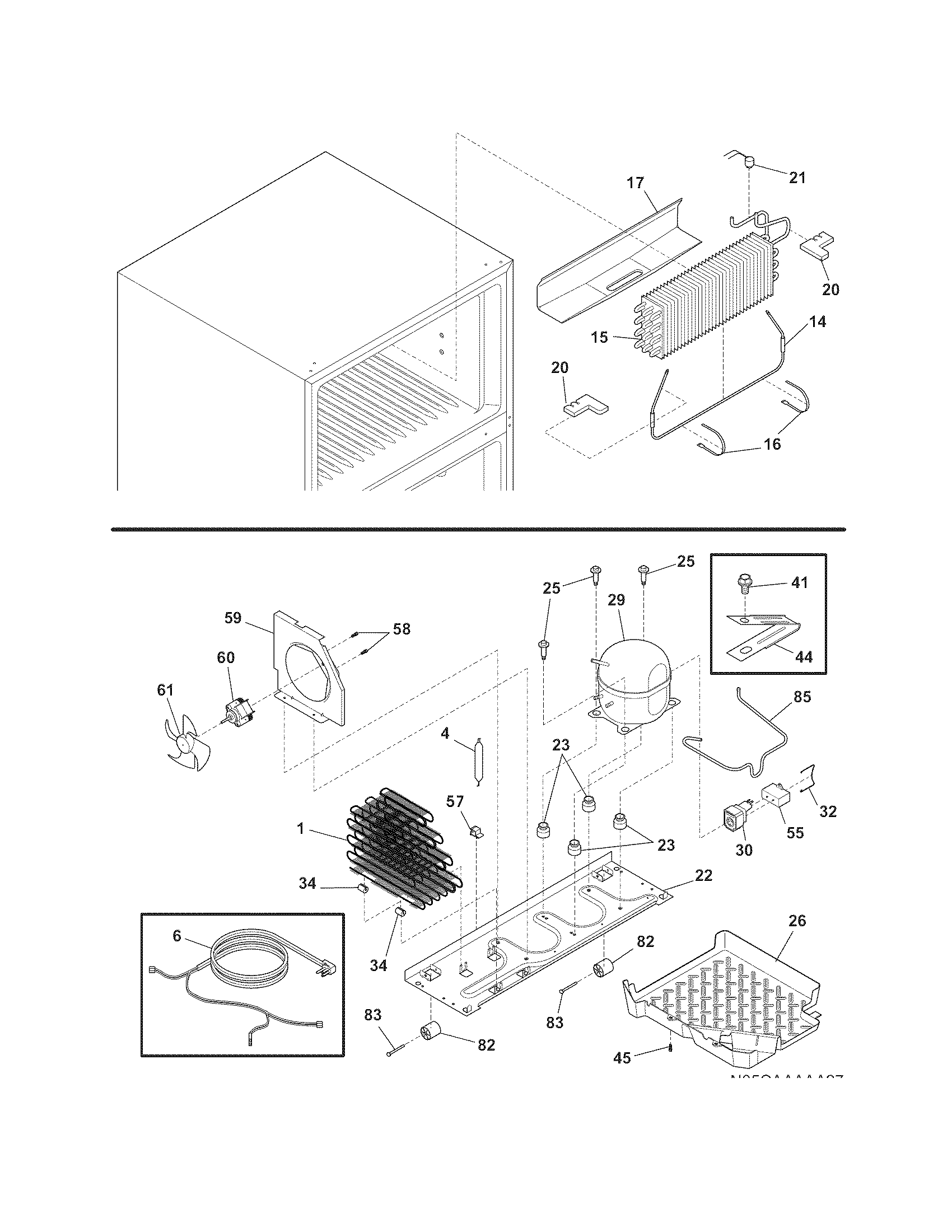 Crosley CRTE217AS3 system diagram