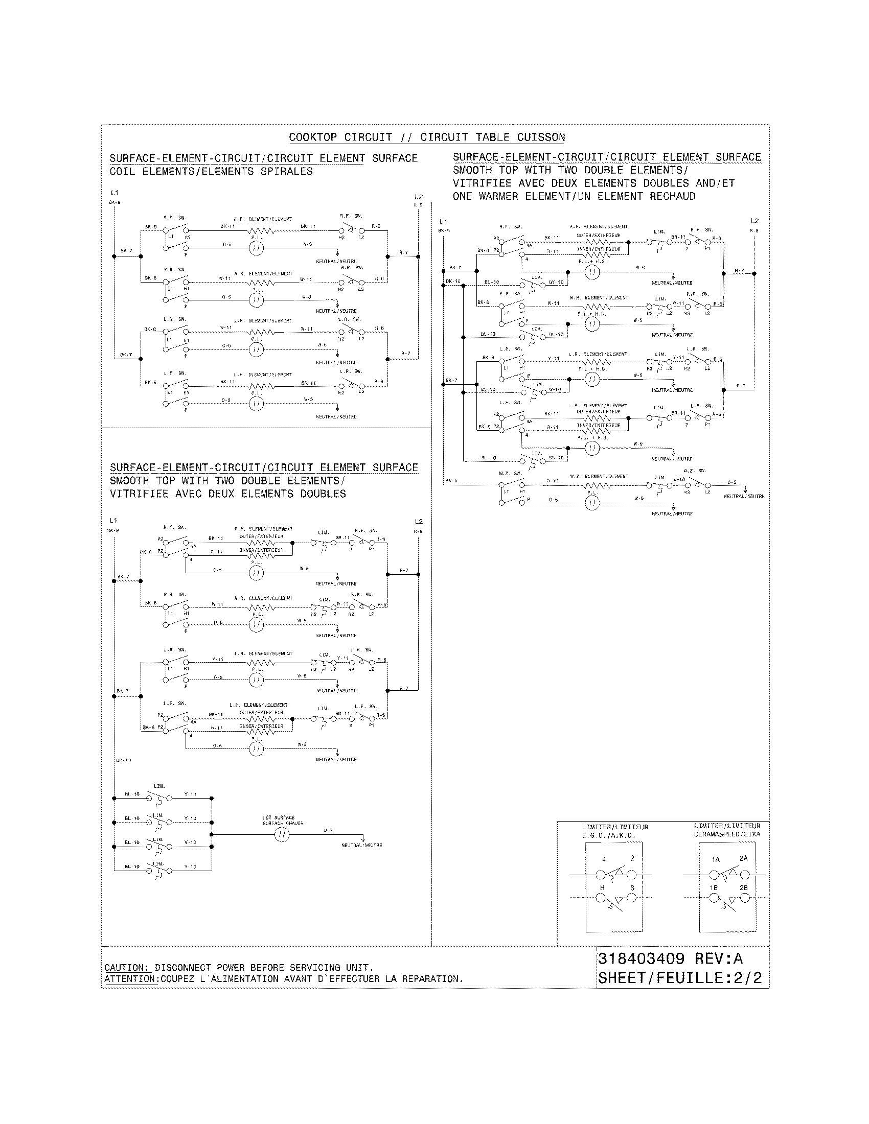 Frigidaire PGLEF385EC8 wiring diagram diagram