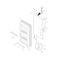 Frigidaire LFFU14F5HWE door diagram